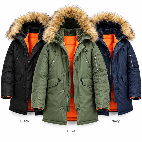 Cappotto uomo invernale - n-3b,