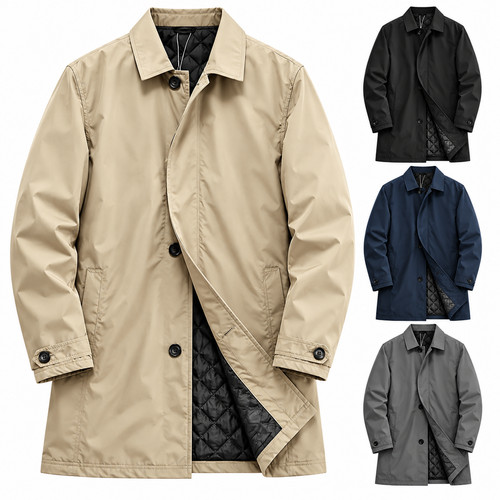 Trench uomo impermeabile