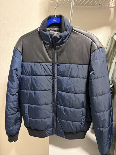 Kenneth cole navy puffer - kenneth,