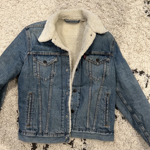 Levi sherpa foderato denim - foderato,
