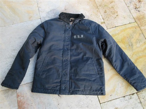 Vintage army navy blue usn - vintage, us