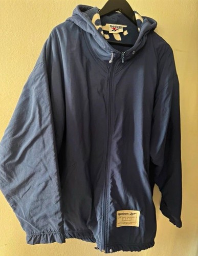 Reebok giacca uomo blu con - reebok,